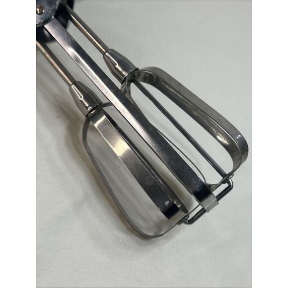 Vintage OEKCOO Stainless Manual Hand Mixer Egg Beater USA Kitchen Baking Black - Picture 8 of 8
